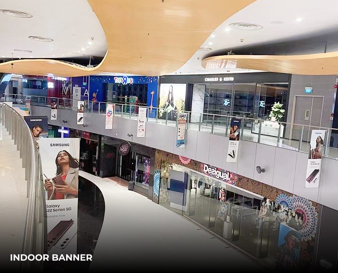 Indoor Banner Printing and Installation In Sinagpore